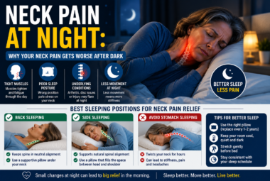 neck pain at night