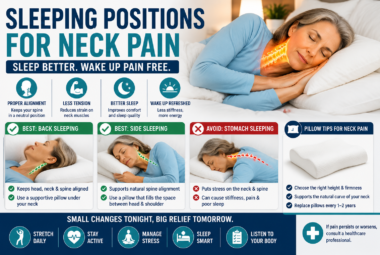 sleeping positions for neck pain