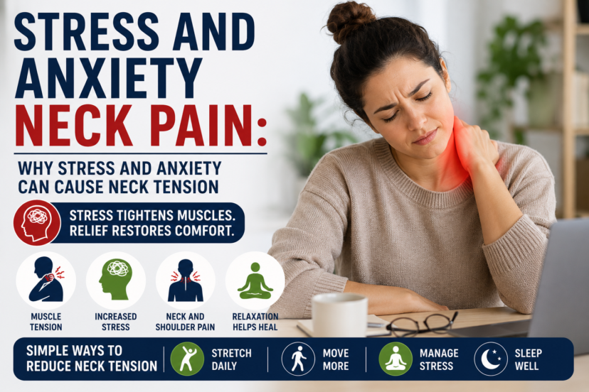stress and anxiety neck pain