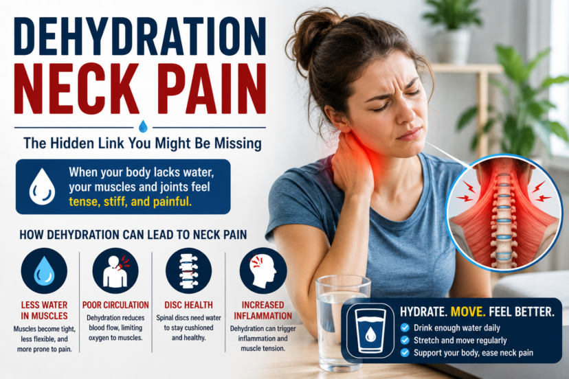 dehydration neck pain