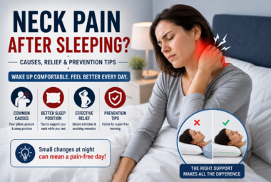 neck pain after sleeping