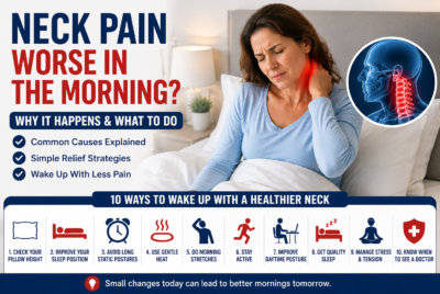neck pain worse in the morning
